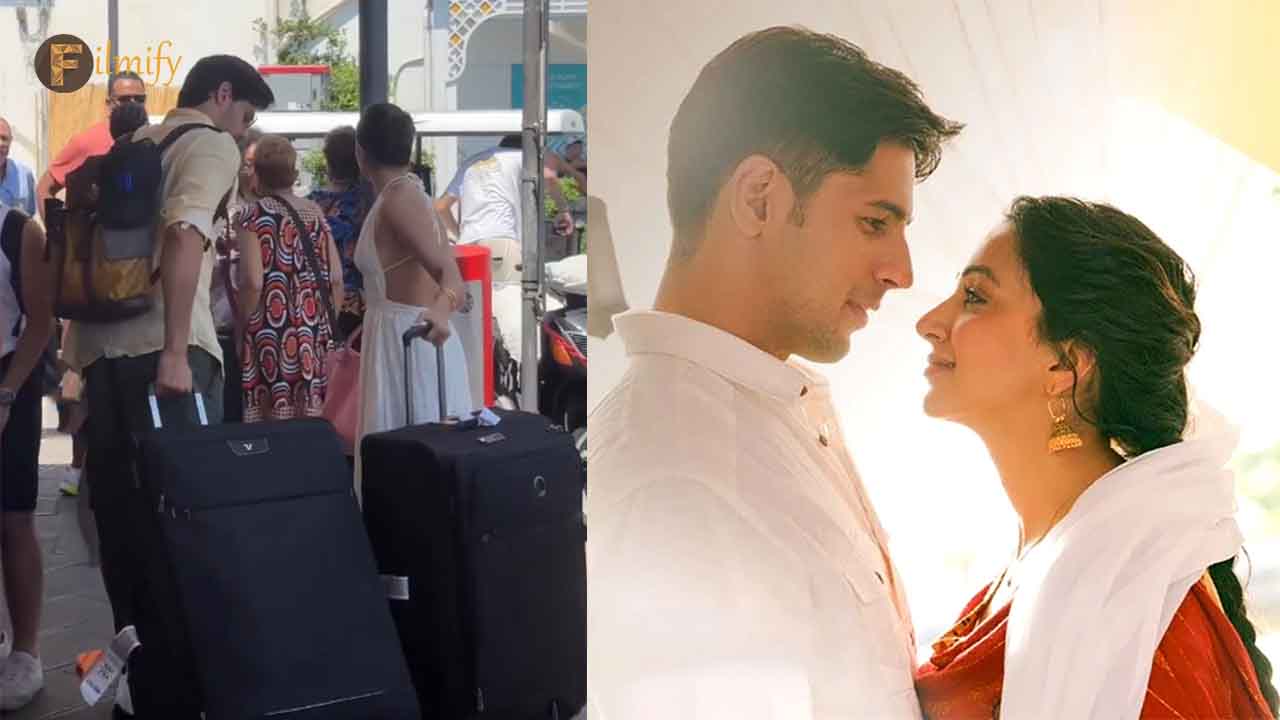 Sid and Kiara spotted by paps at Amalfi