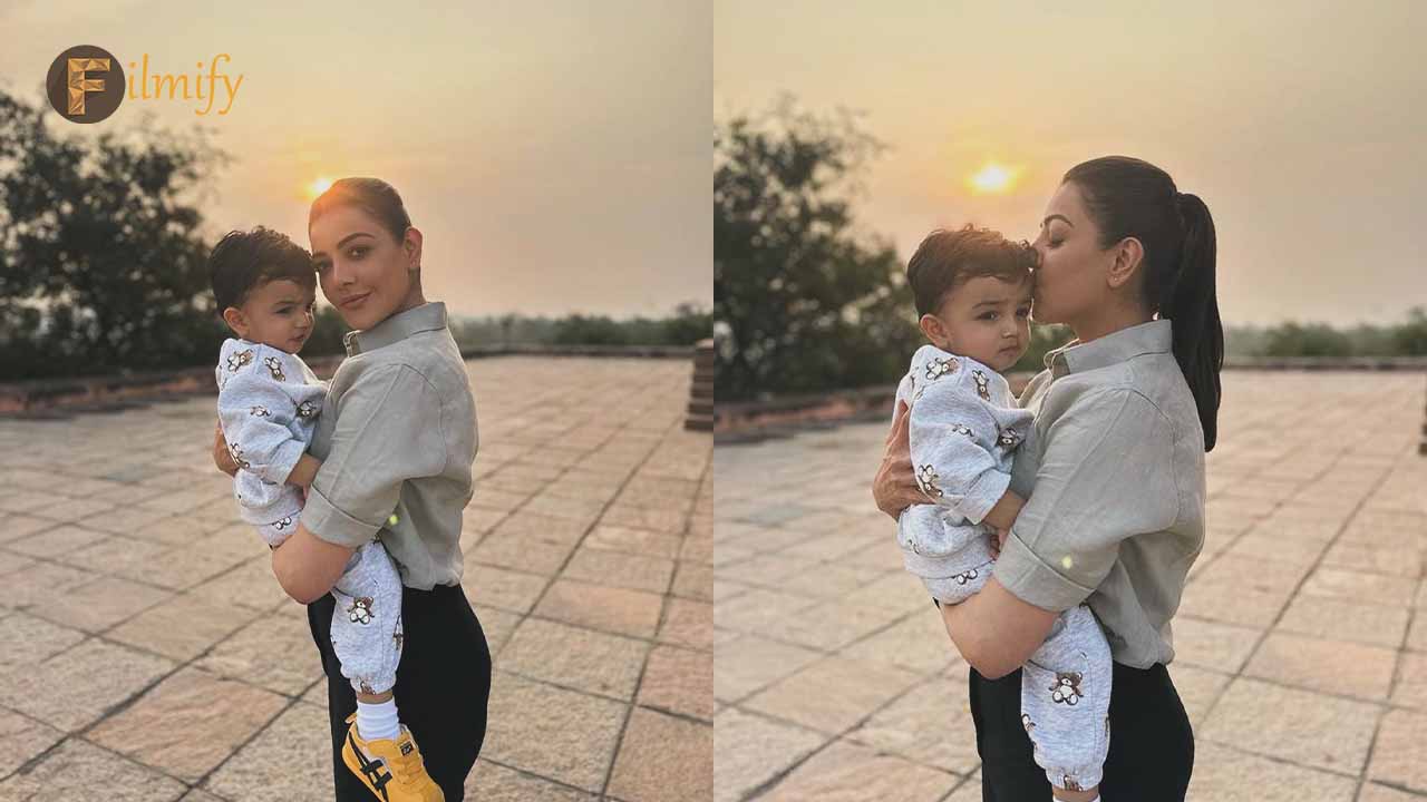 Kajal has a regular visitor on her sets