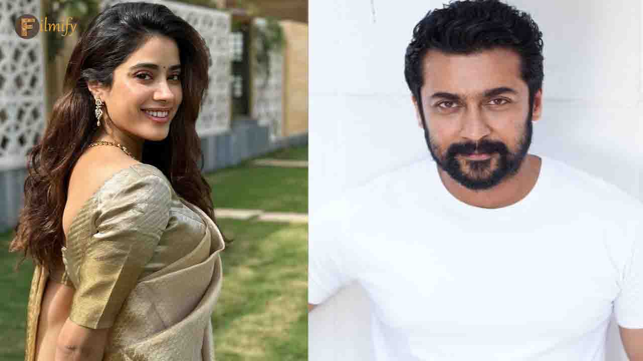 Janhvi Kapoor will soon make her debut opposite Suriya