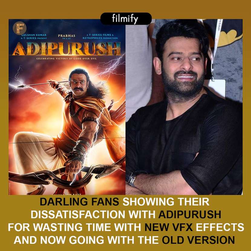 Adipurush with the old vfx effects!!!