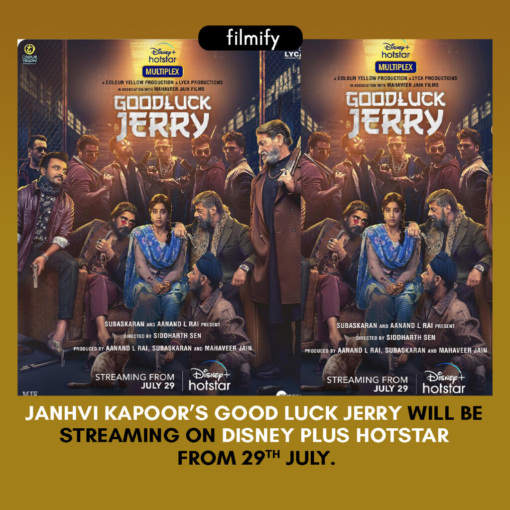 Janhvi Kapoor's Good Luck Jerry Release date