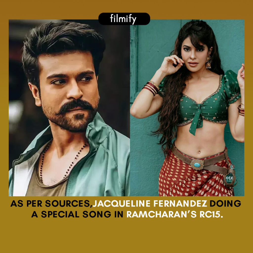 Jacqueline in Ramcharan's RC15