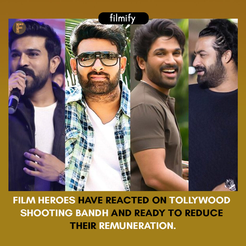 Tollywood heros ready to loose their Profits