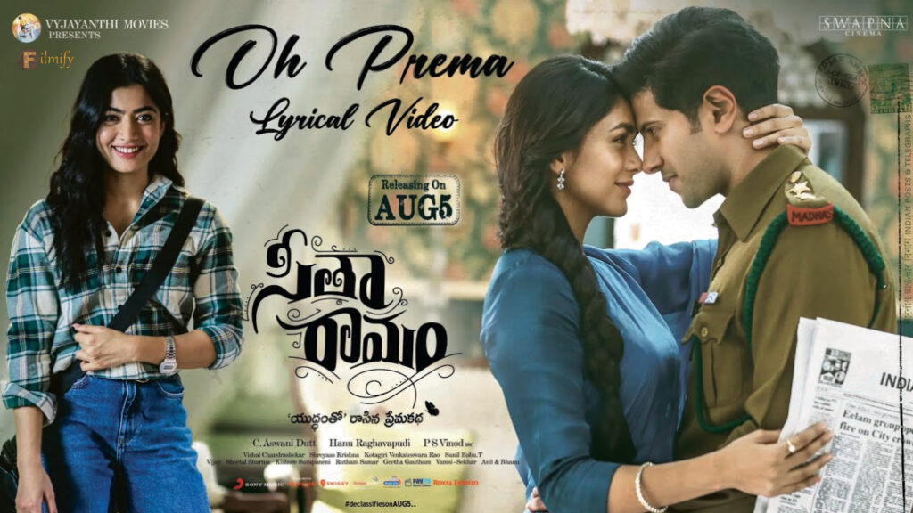 "Oh Prema" Single Out From Sita Ramam