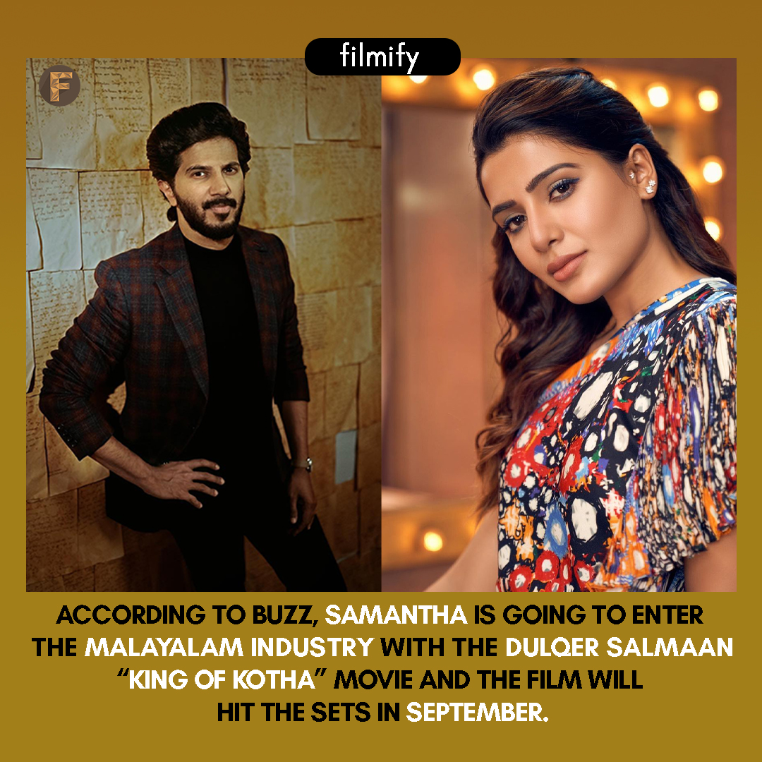 Samantha Malyalam Entry with Dulquer's Film?