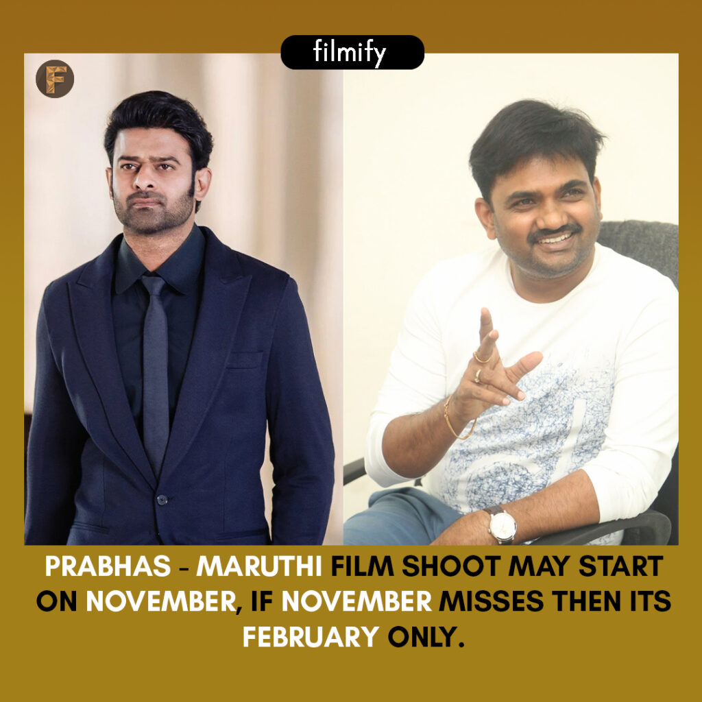 Prabhas-Maruthi Movie Update