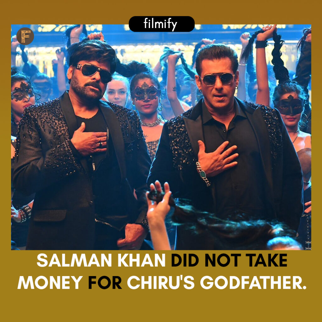 Salman's remuneration for Godfather