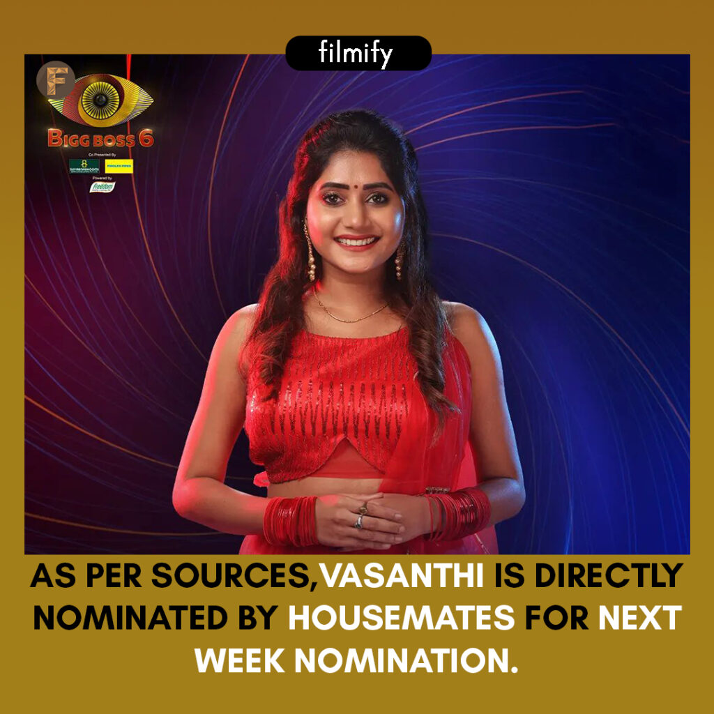 Vasanthi in Nominations