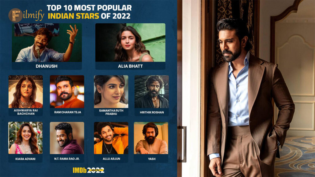 IMDB : Top 10 Most Popular Indian Stars of 2022 Is Out