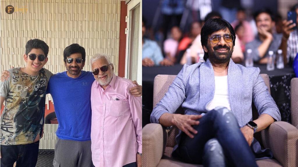 Clarity On The First Rumour Of Ravi Teja's Son