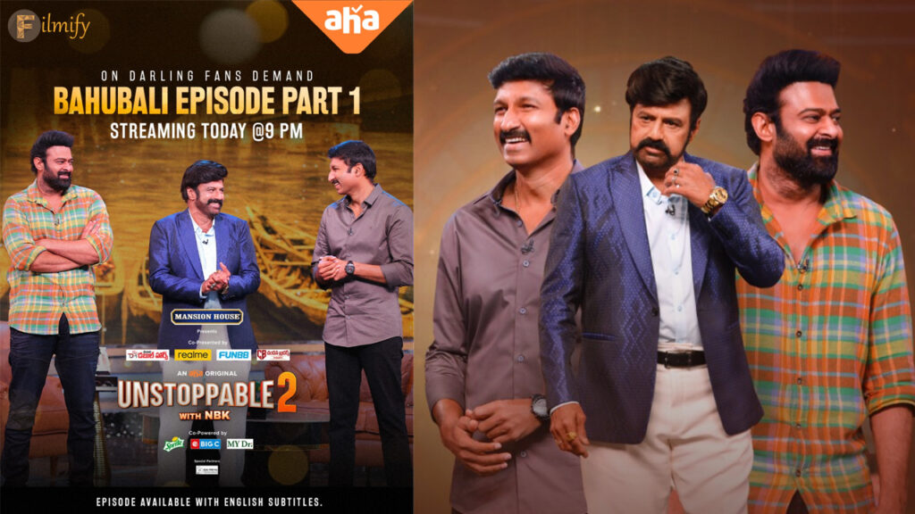 Unstoppable with NBK: Prabhas episode to stream tonight...