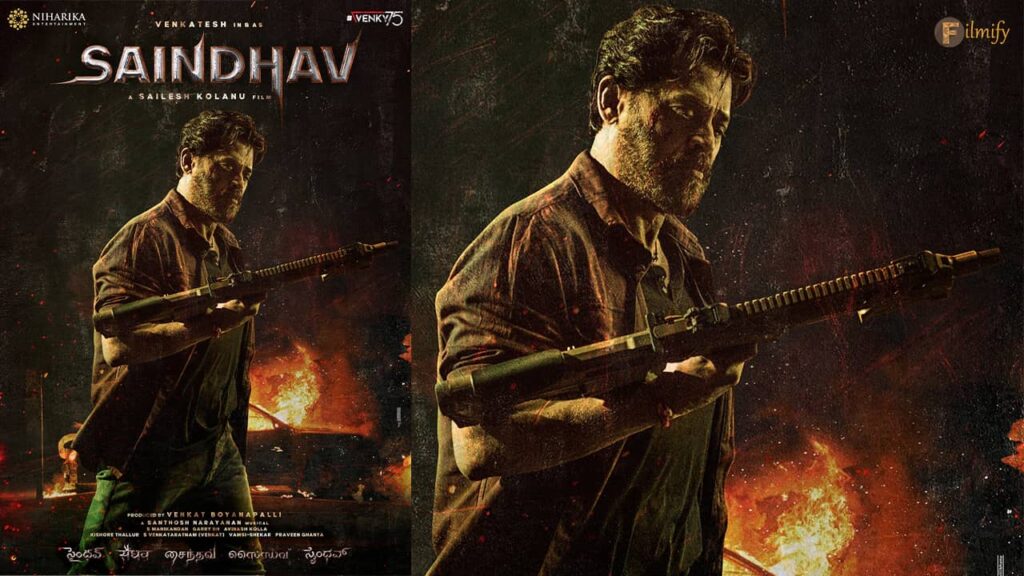 Venky 'Saindhav' look promises an intense thriller from Hit director