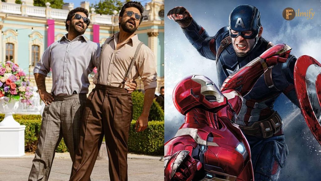 Ram Charan & NTR as Iron Man & Captain America