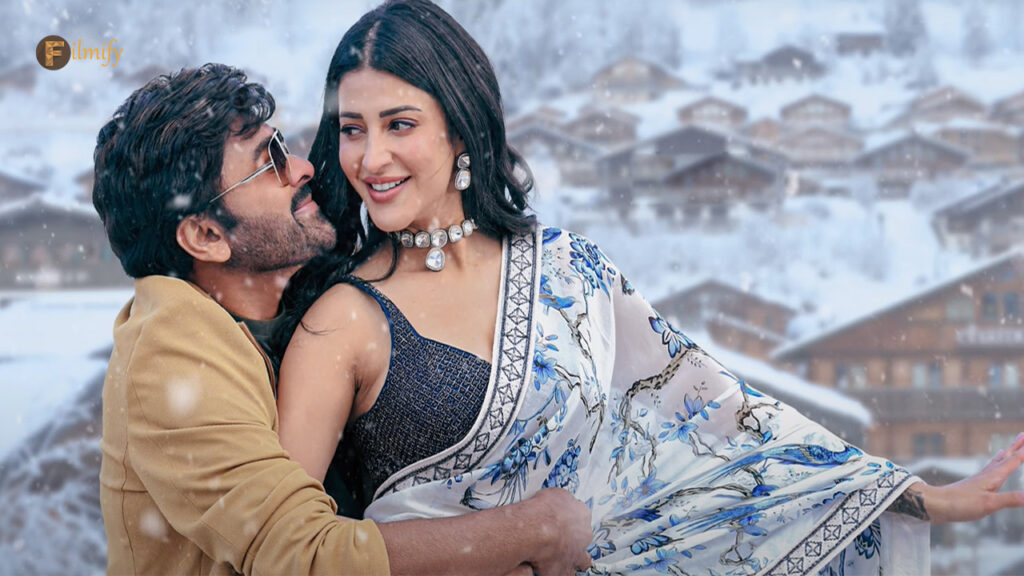 Shruti Haasan says she was ‘physically so uncomfortable’ with Chiru's song