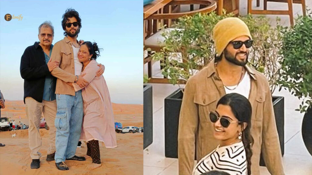 Vijay and Rashmika holidaying together again. Netizens request Vijay to marry