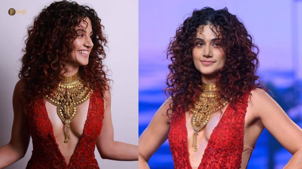 Netizens are slamming actress Taapsee On the Internet.