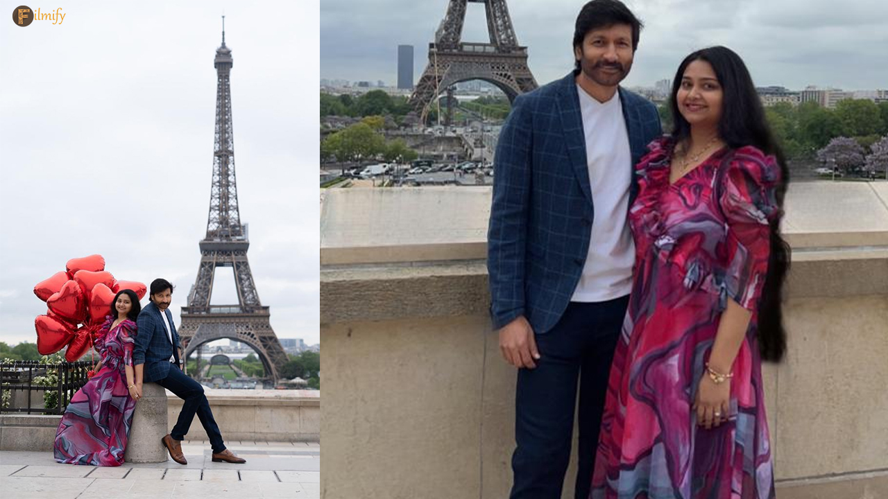 This Tollywood actor celebrated his marriage anniversary overseas.