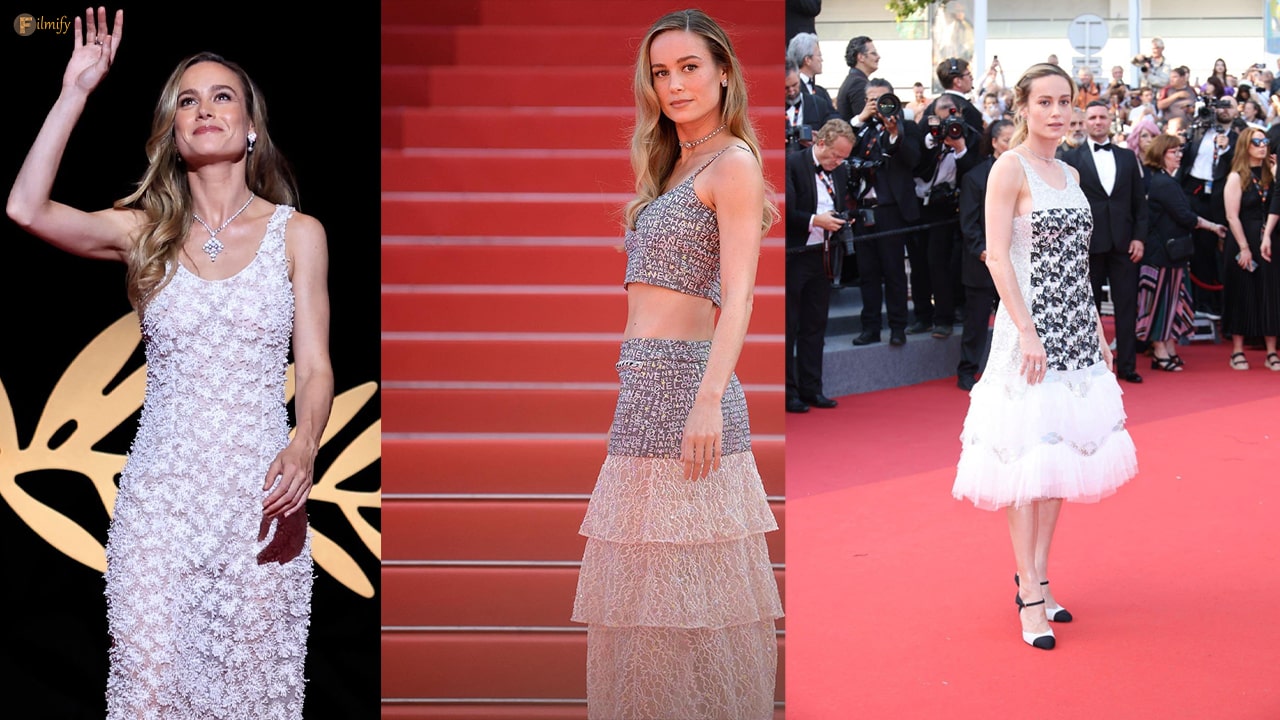 Brie Larson looks super chic at Cannes Red Carpet