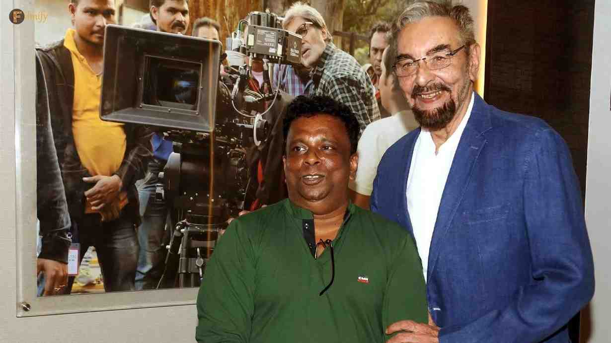 Kabir Bedi spotted dubbing for his debut in Kannada Film 'Kari Haida?'