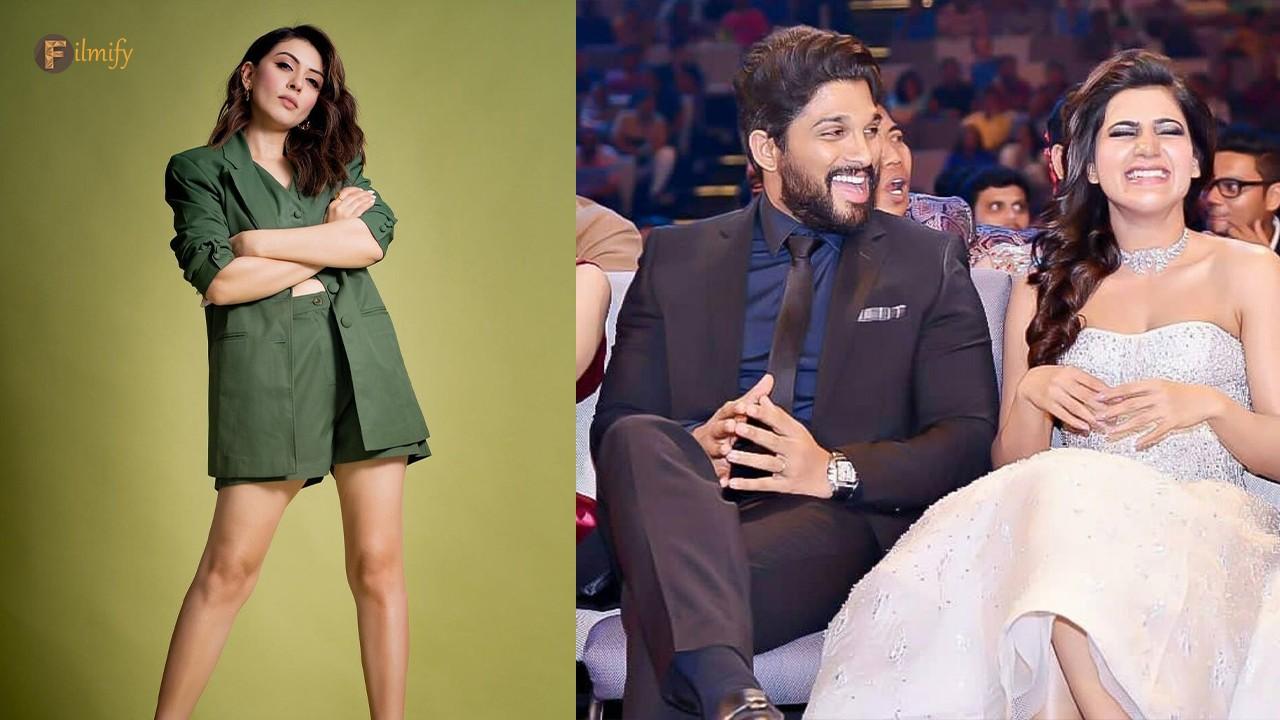 Hansika's surprising comments on Allu Arjun and Samantha..