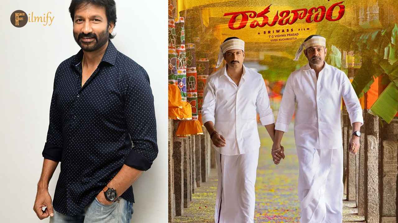 Does Rama Banam follow the same old Gopichand film storyline?