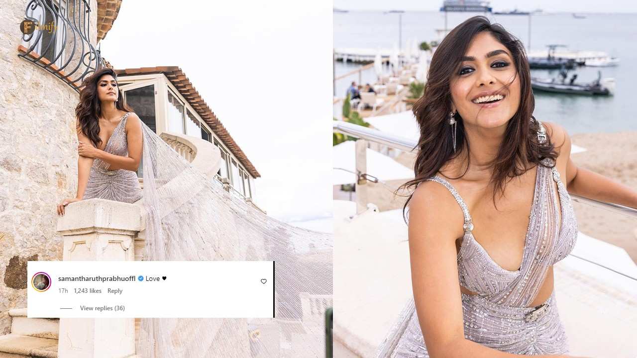 Samantha Loves Mrunal's Day2 Cannes Outfit
