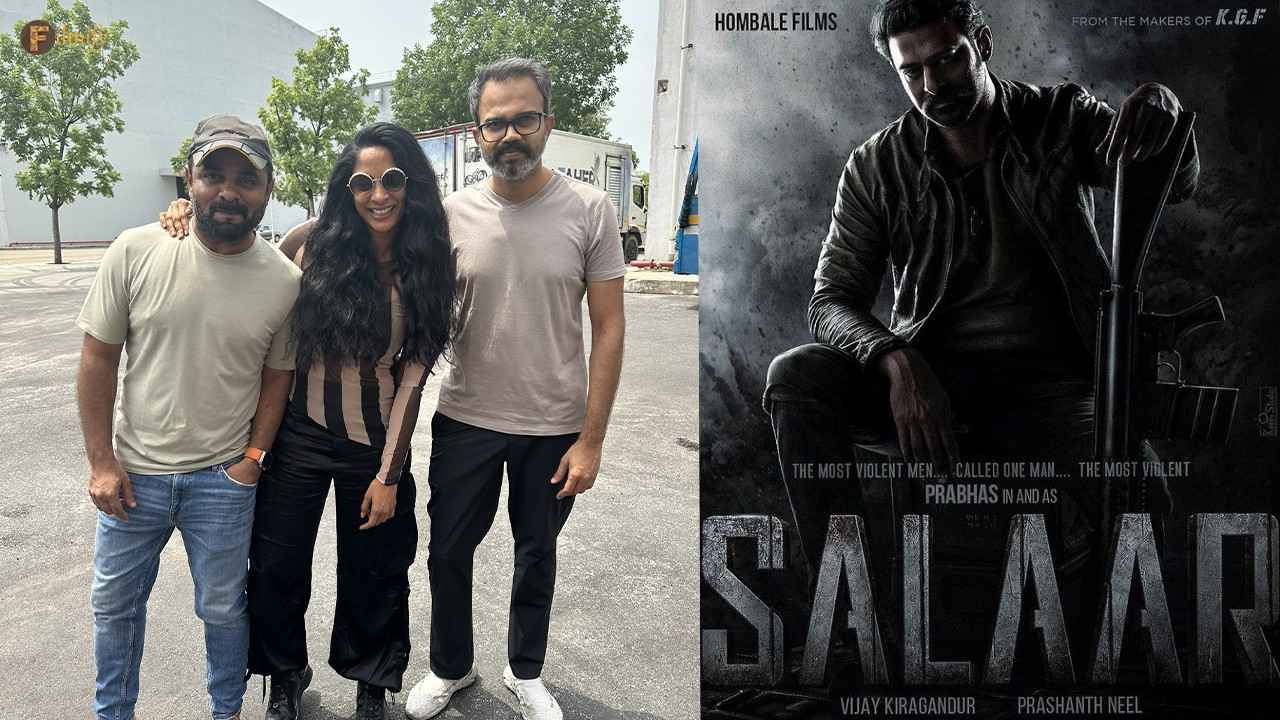 Sriya Reddy Concludes Shooting for 'Salaar'