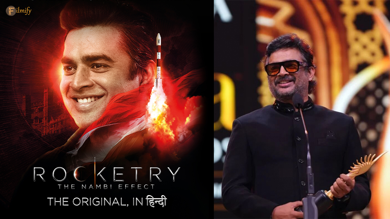 Actor-director R Madhavan won the Best Director award for his film 'Rocketry: The Nambi Effect' at the IIFA 2023.