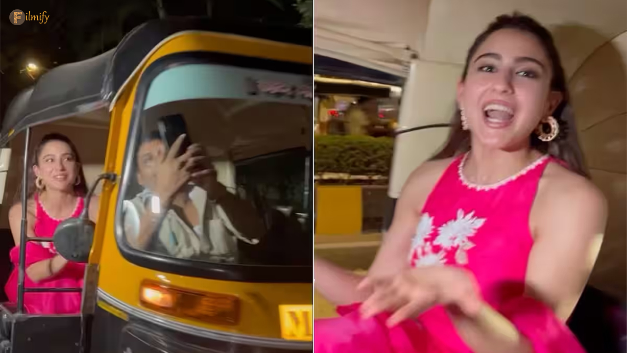 A video of actress Sara Ali Khan is seen riding an auto, trolls said it was a cheap publicity stunt.