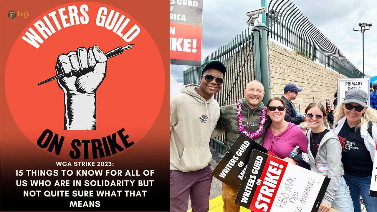 Indian writers are extending their support to the WGA strike.