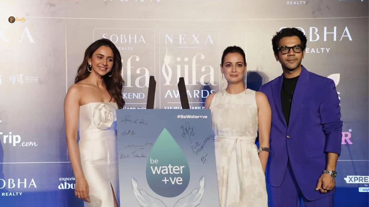 Bollywood actors signed the ''Be Water + ve'' pledge