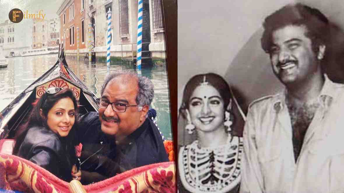 Boney Kapoor revealed the precise location of the wedding ceremony for the first time on the occasion of his and Sridevi's 27th wedding anniversary.
