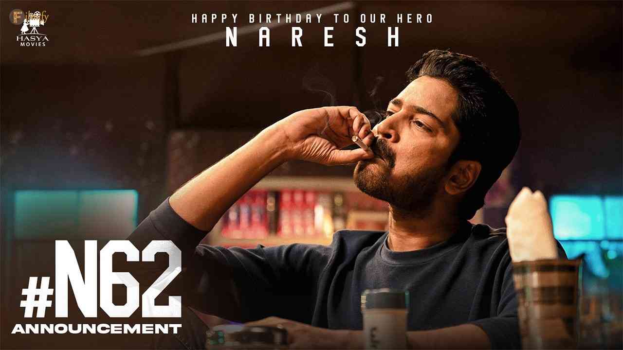 HBD Naresh : #N62 revealed with intensive poster