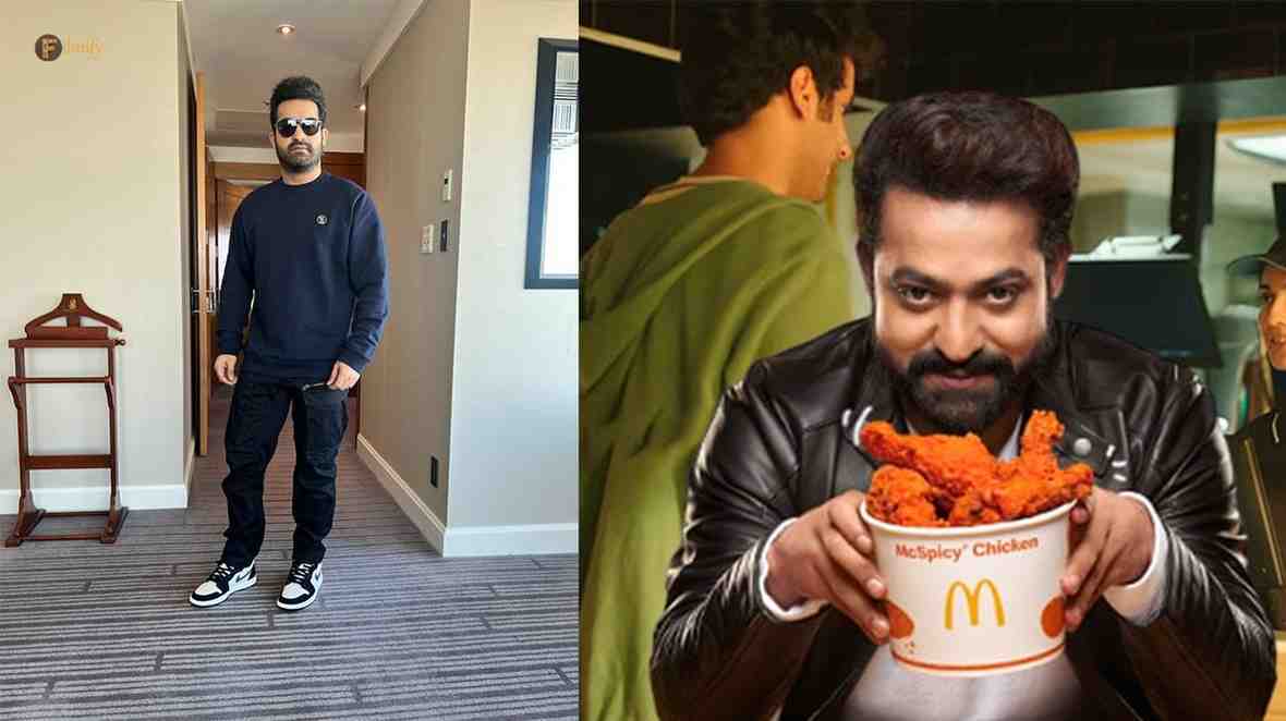 Do you know how much NTR charged for a fast food advertisement
