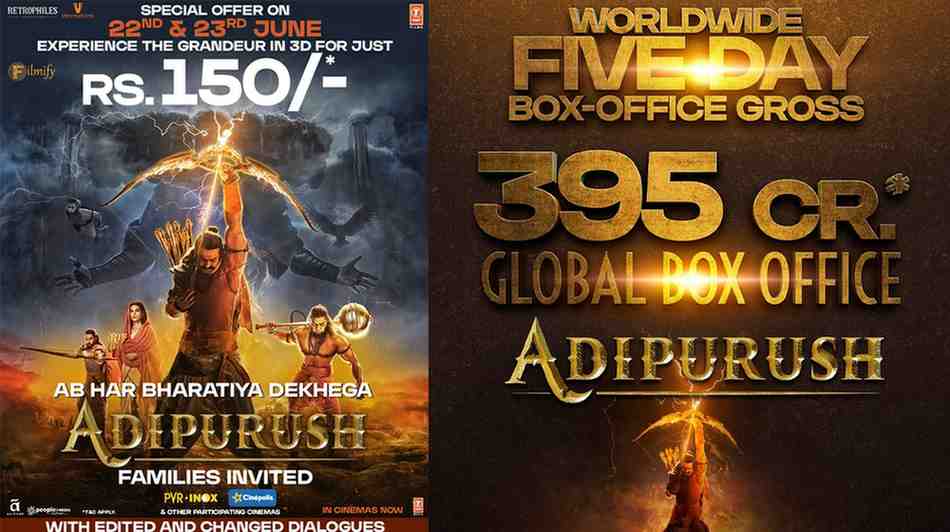 Adipurush tickets dropped to 150. Will this save the film ?