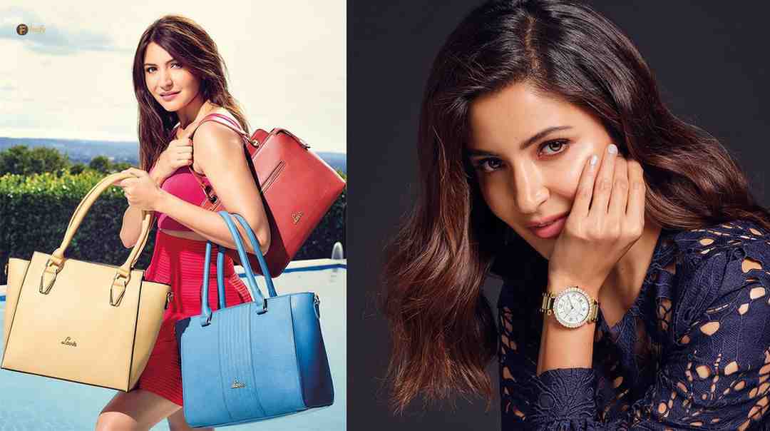 Anushka Sharma promotes Lavie world bags
