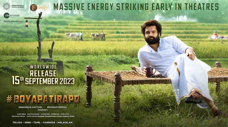 RAPO20: We are coming in Early..., Says Ram Pothineni.