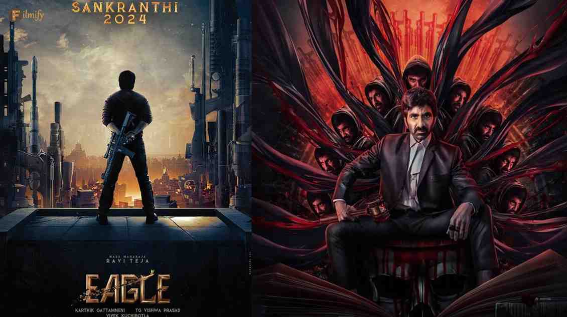 Confirmed: Raviteja's next, titled Eagle, title announcement video is out now.