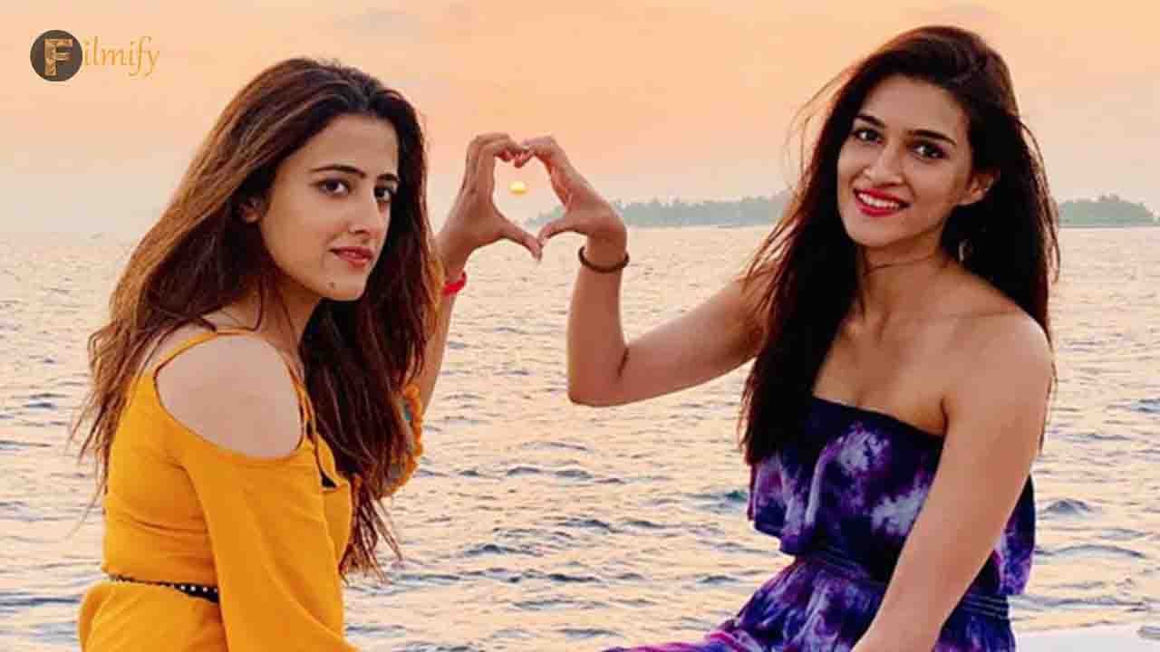 Kriti Sanon's sister reacts to the tag 'flop sisters'