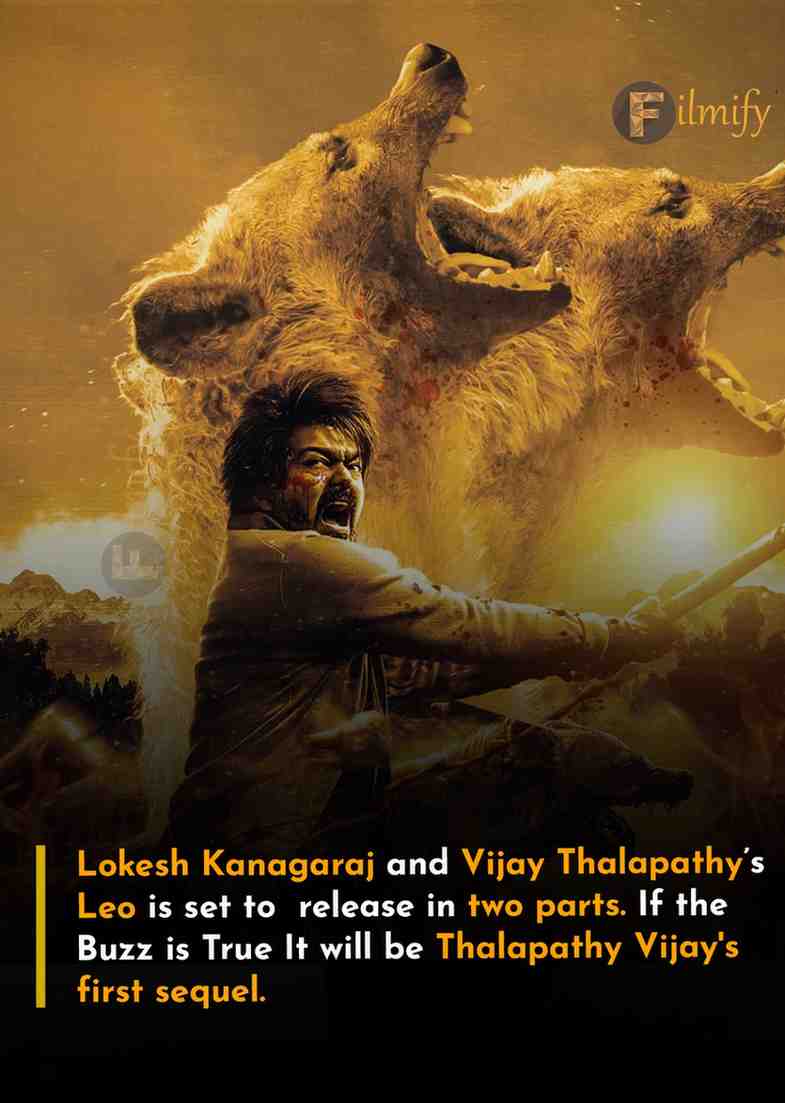 Thalapathy Vijay's Leo film has a sequel!