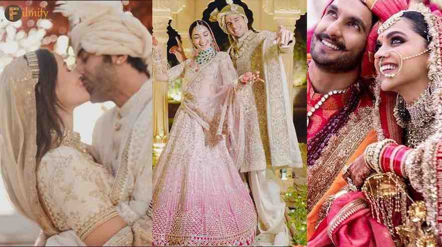 Most Expensive and Extravagant Celeb Wedding looks!