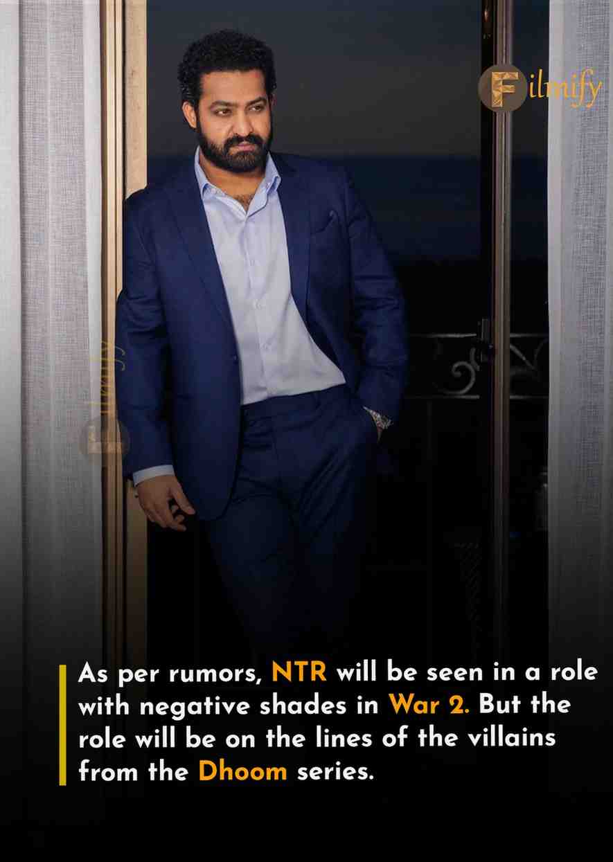 Is NTR playing a Villain in War 2