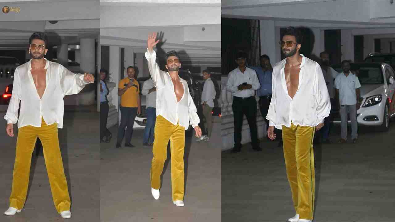 Ranveer Singh's outfit exudes impressive and unique style