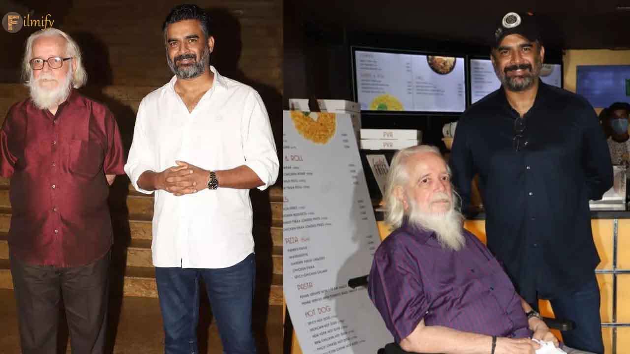 R Madhavan and ISRO scientist Spotted together in an Event.