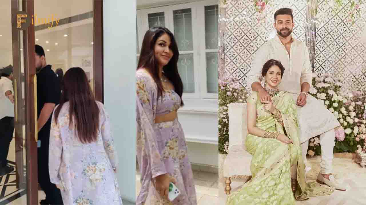 Varun Tej and Lavanya Tripathi preparing for their wedding outfits with this designer