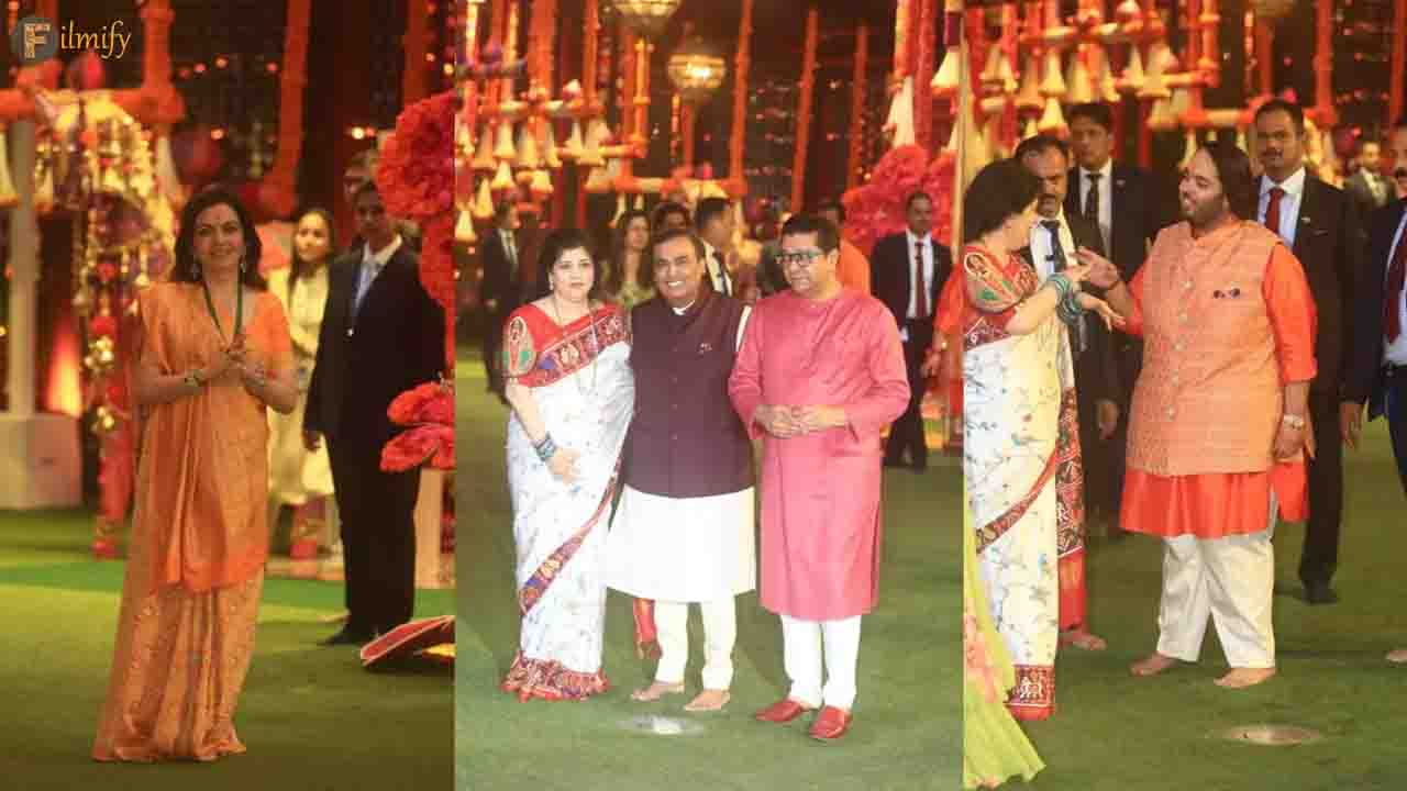 Everything is dazzling about Ambani's so is last night's event