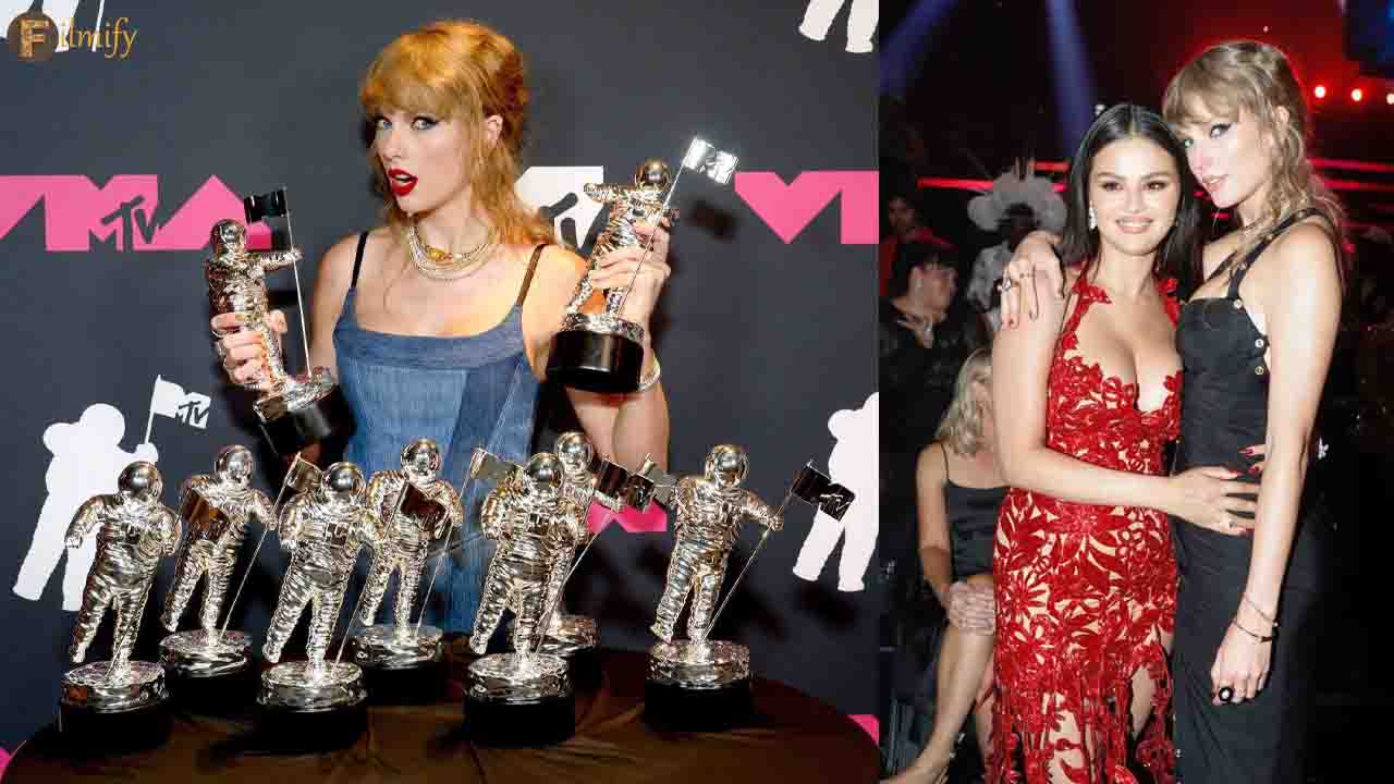 Taylor Swift Sweeps all four major awards at the VMAs