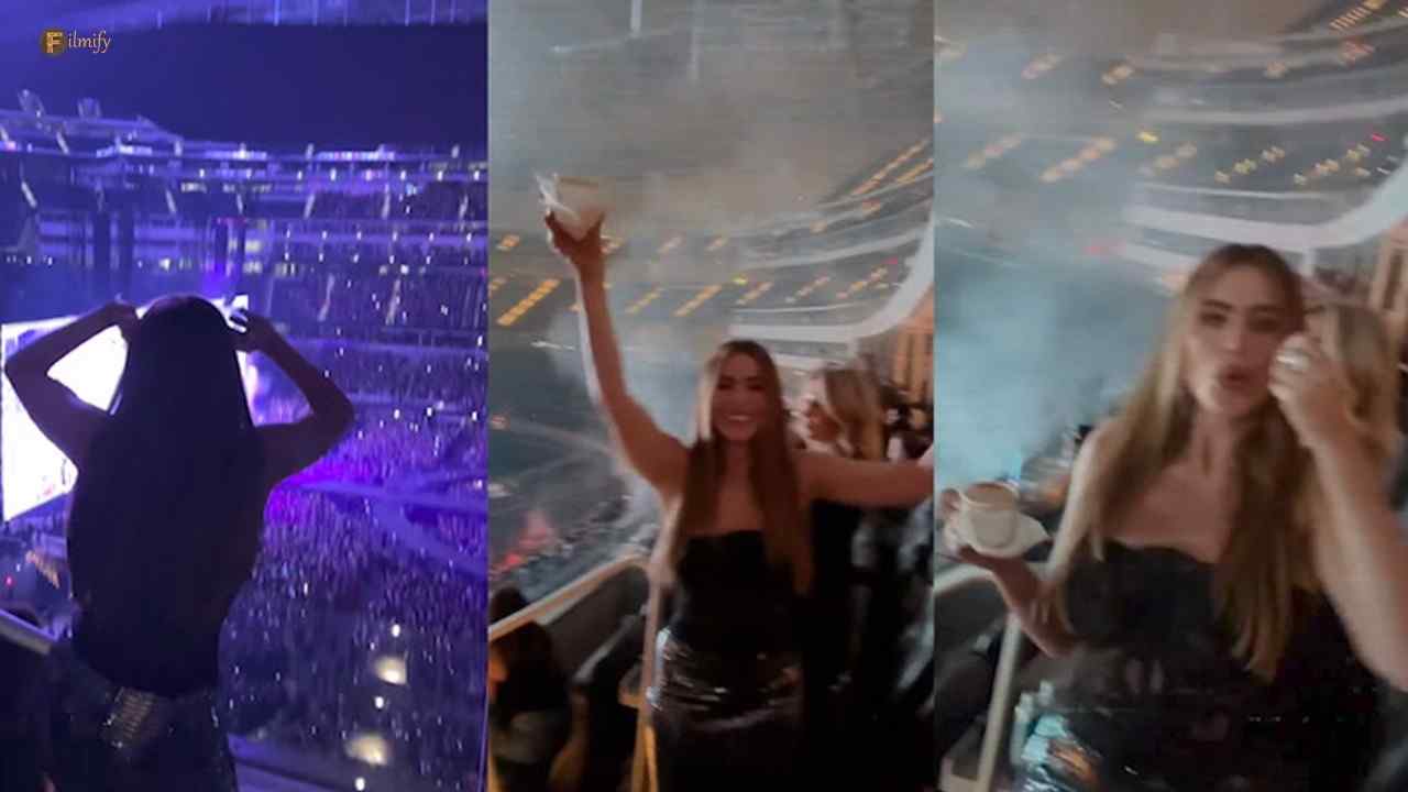 Sofia Vergara attends Beyonce's concert