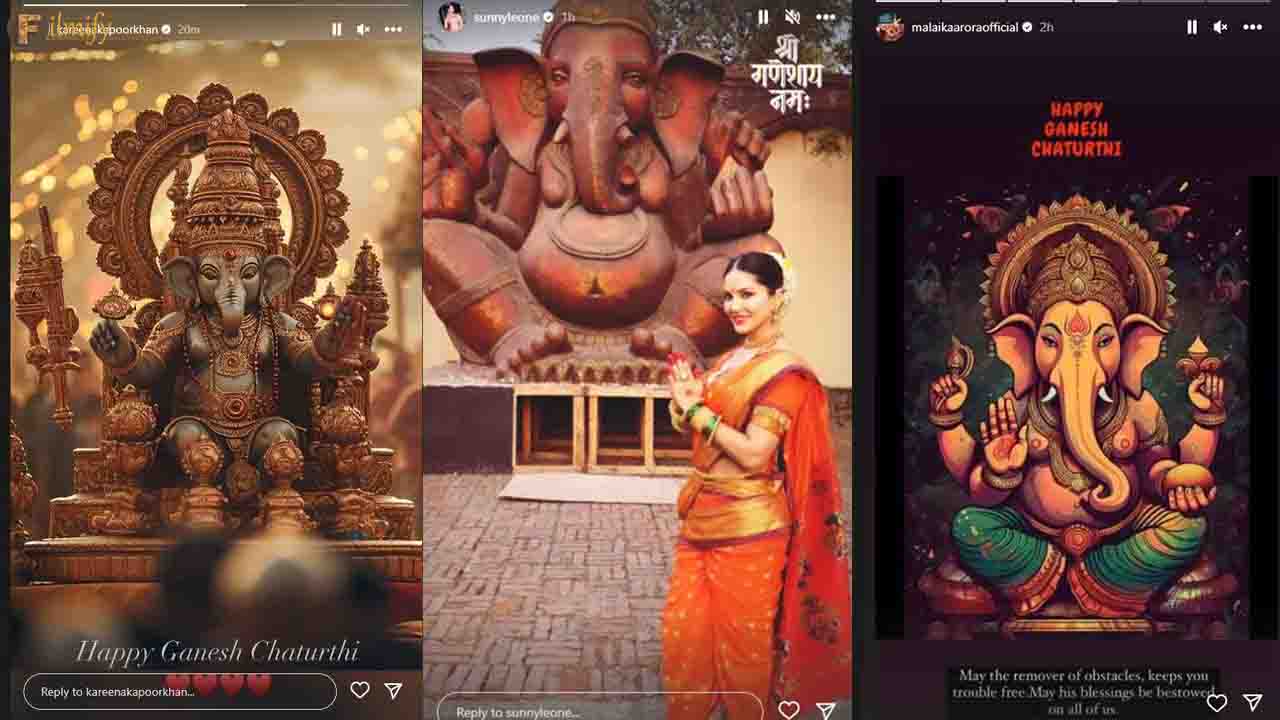 Here is the list of Bollywood Divas who wished fans on Ganesh Chaturthi