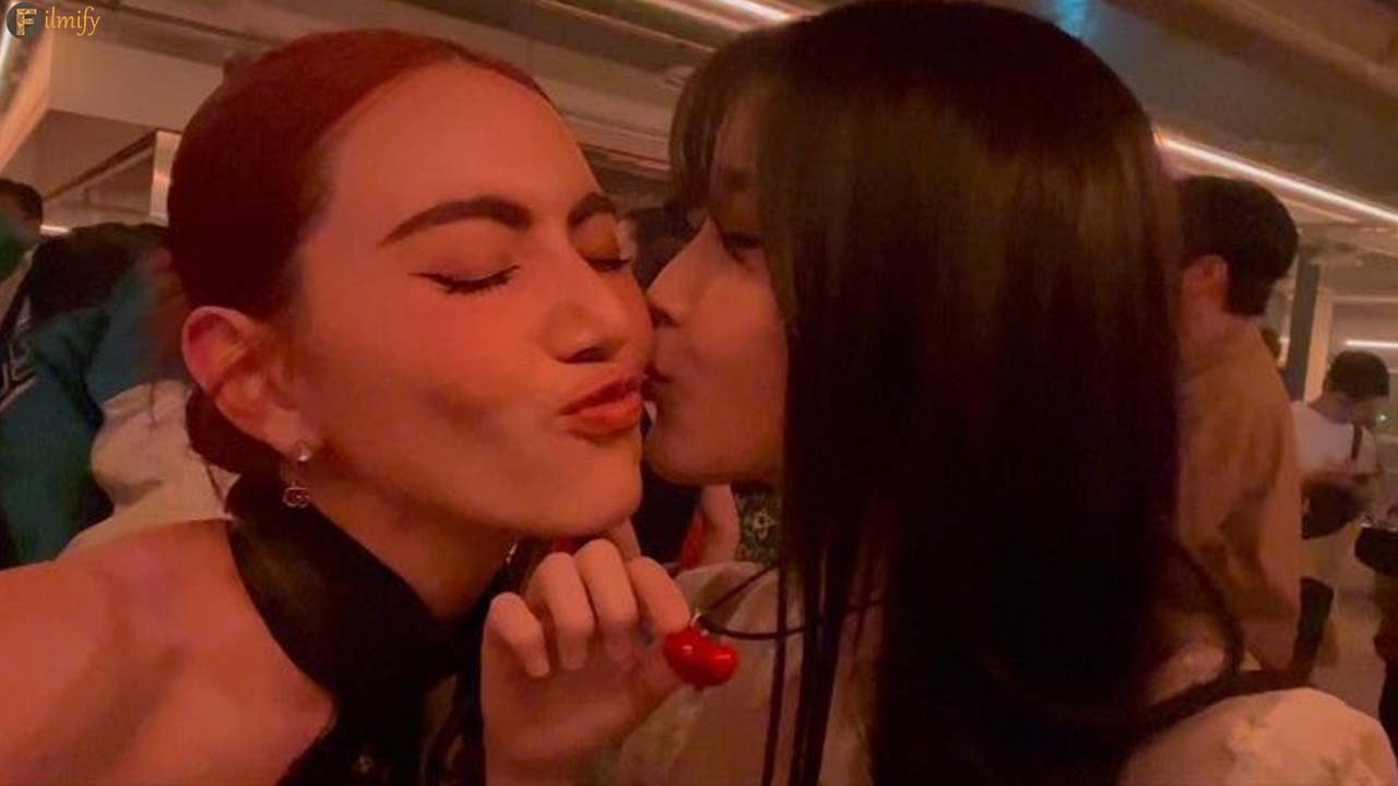 IU discloses why she shares a kiss with Davika
